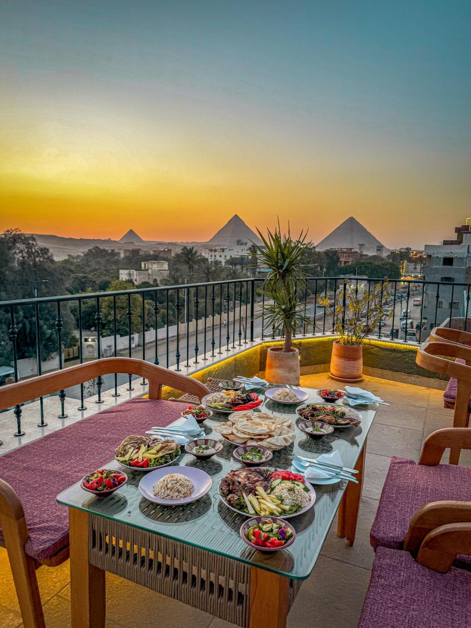 Almas Pyramids Hotel Kafret el-Gabal المظهر الخارجي الصورة