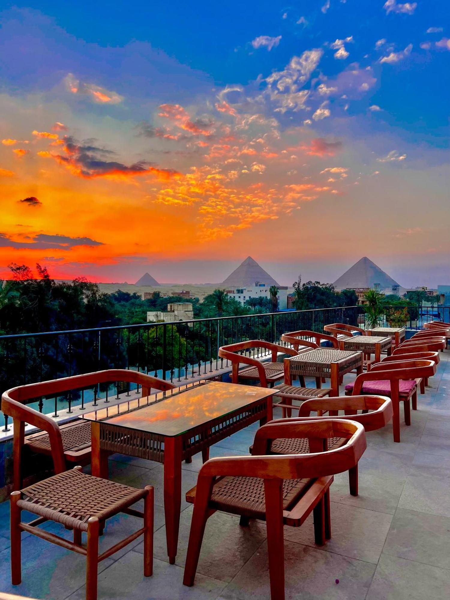 Almas Pyramids Hotel Kafret el-Gabal المظهر الخارجي الصورة