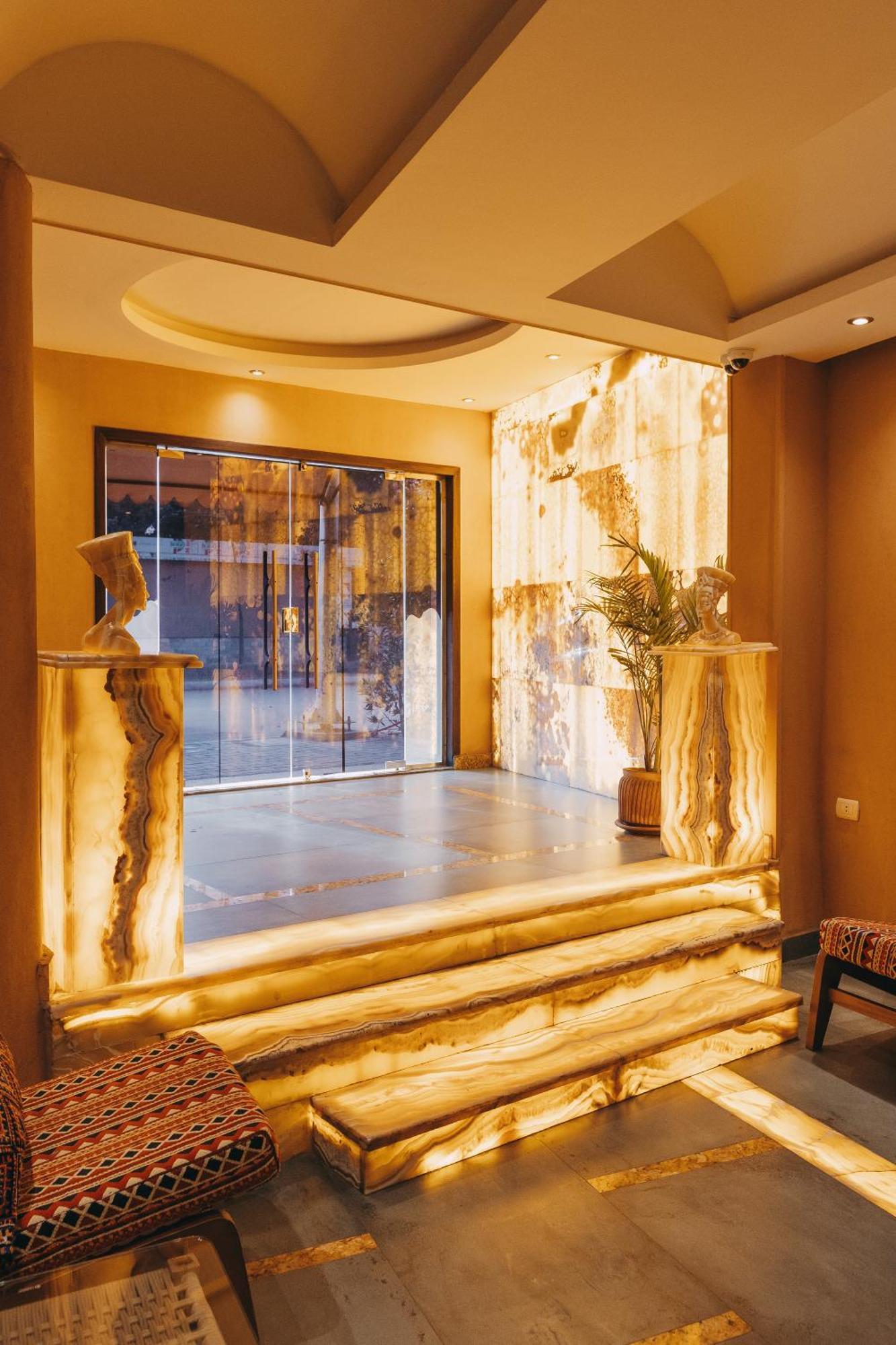 Almas Pyramids Hotel Kafret el-Gabal المظهر الخارجي الصورة
